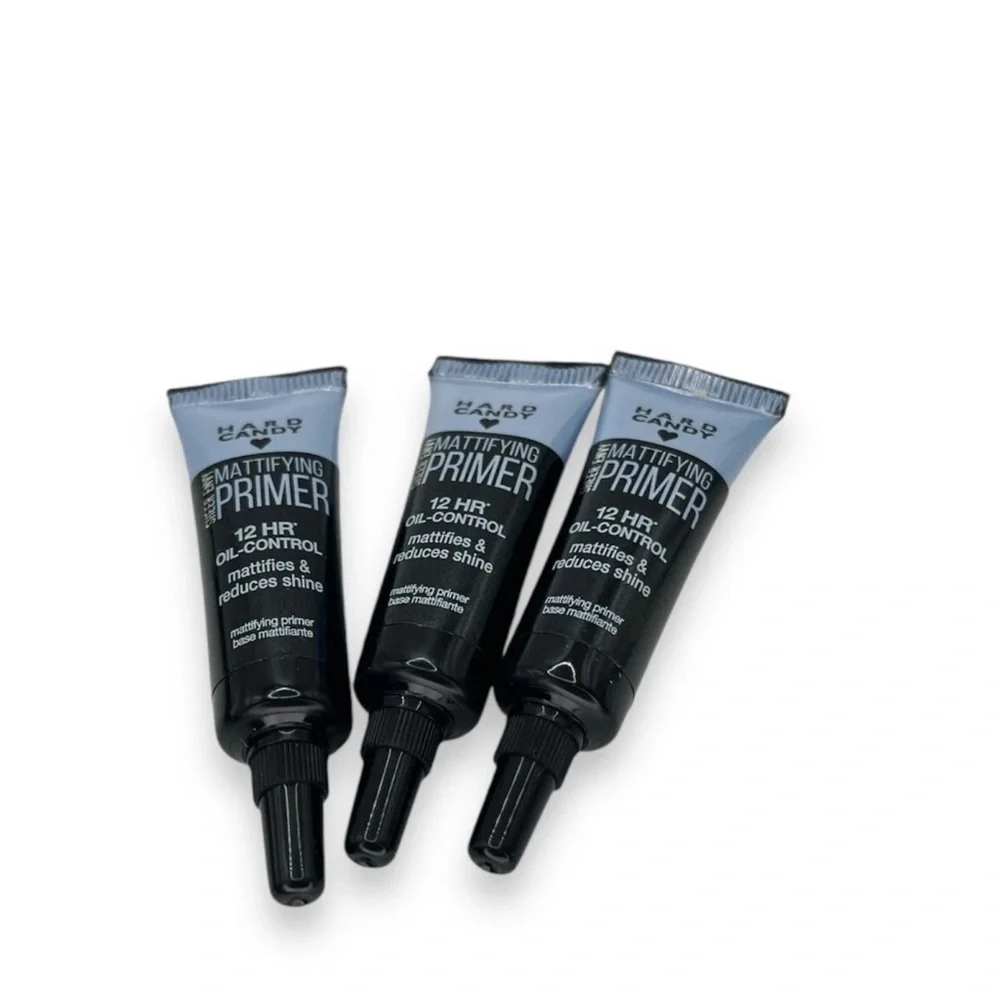 3 x HARD CANDY Sheer Envy MATTIFYING PRIMER 12 Hr Oil Control Samples 0.26 New
